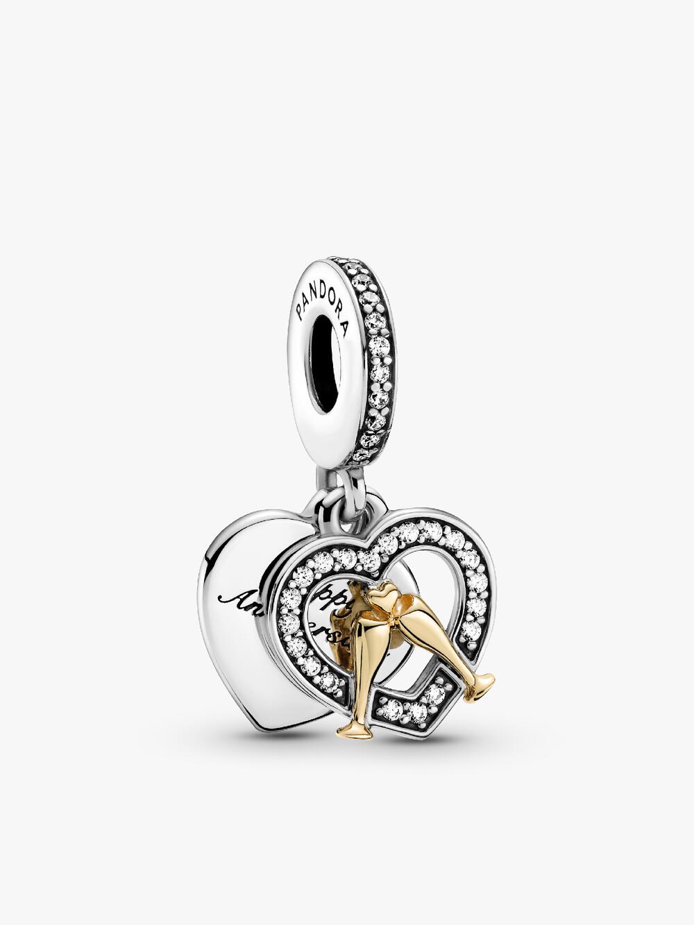 Two-tone Pavé Cuban Chain Bracelet