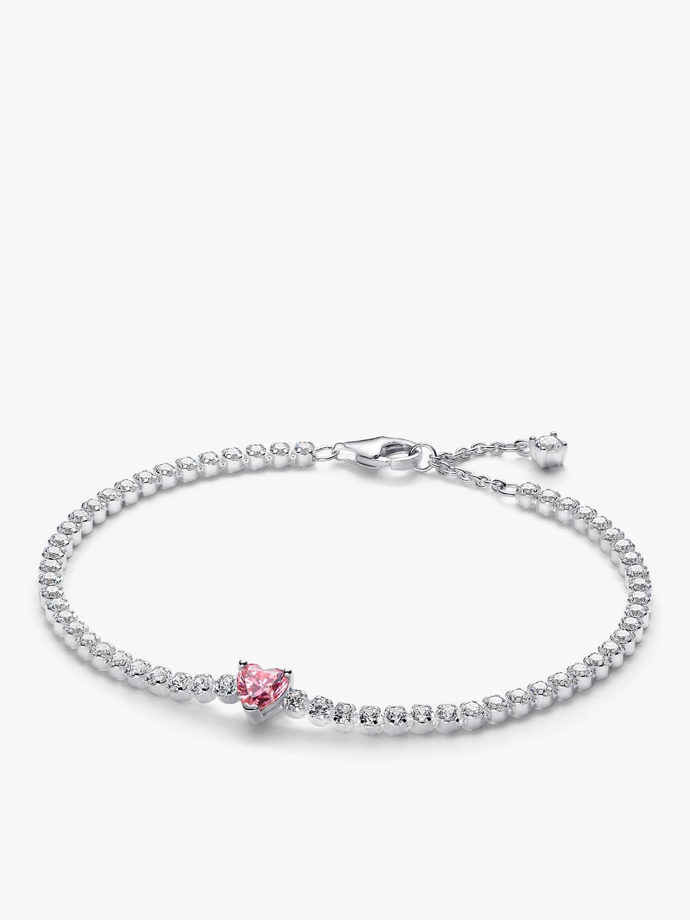 Sparkling Pink Tennis Bracelet