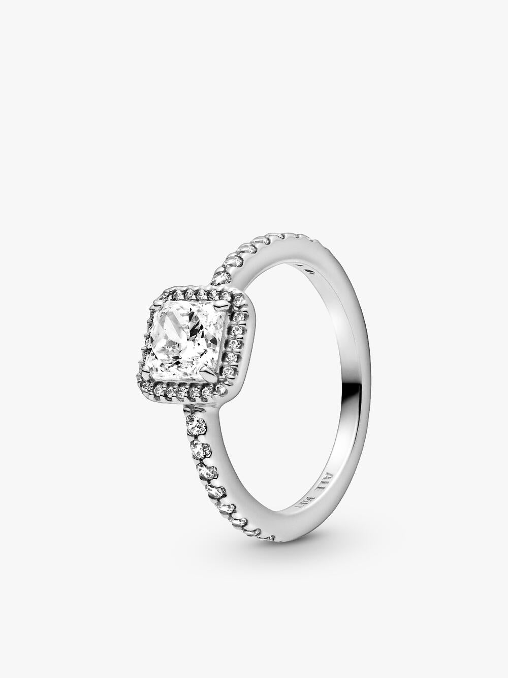 Band of Clear Hearts Ring