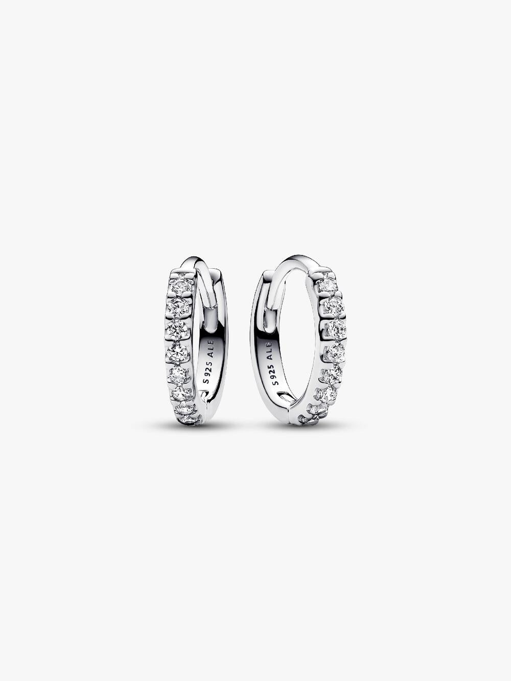 Sparkling Huggie Hoop Earrings