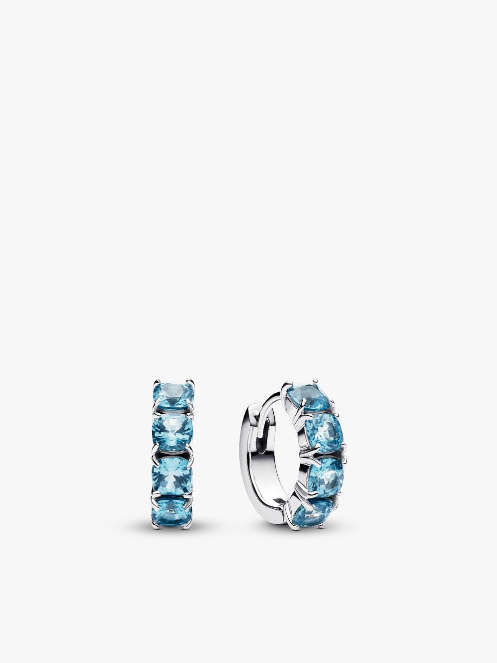 Sparkling Lucky Clover Stud Earrings