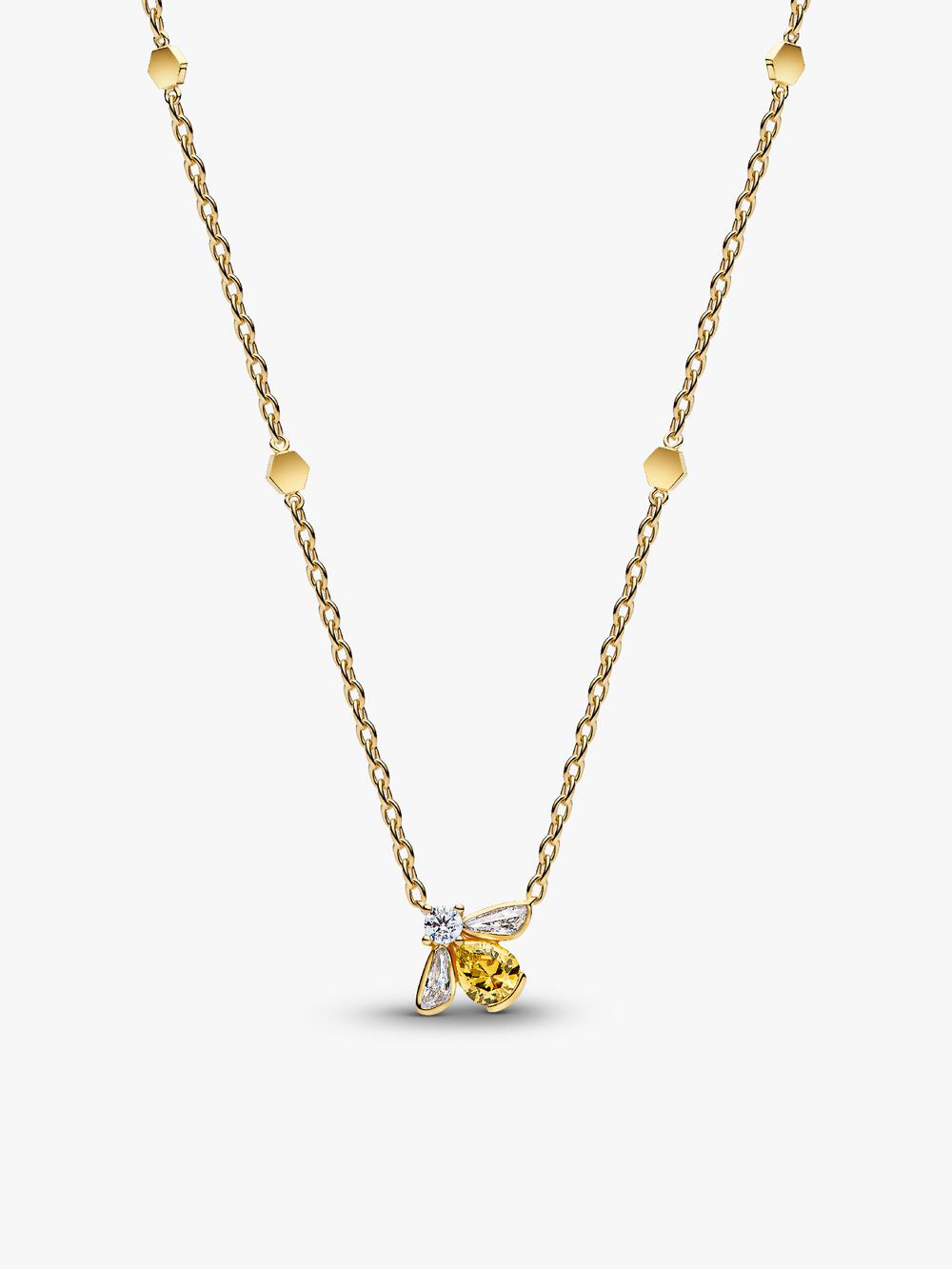 Engravable Heart Halo Collier Necklace