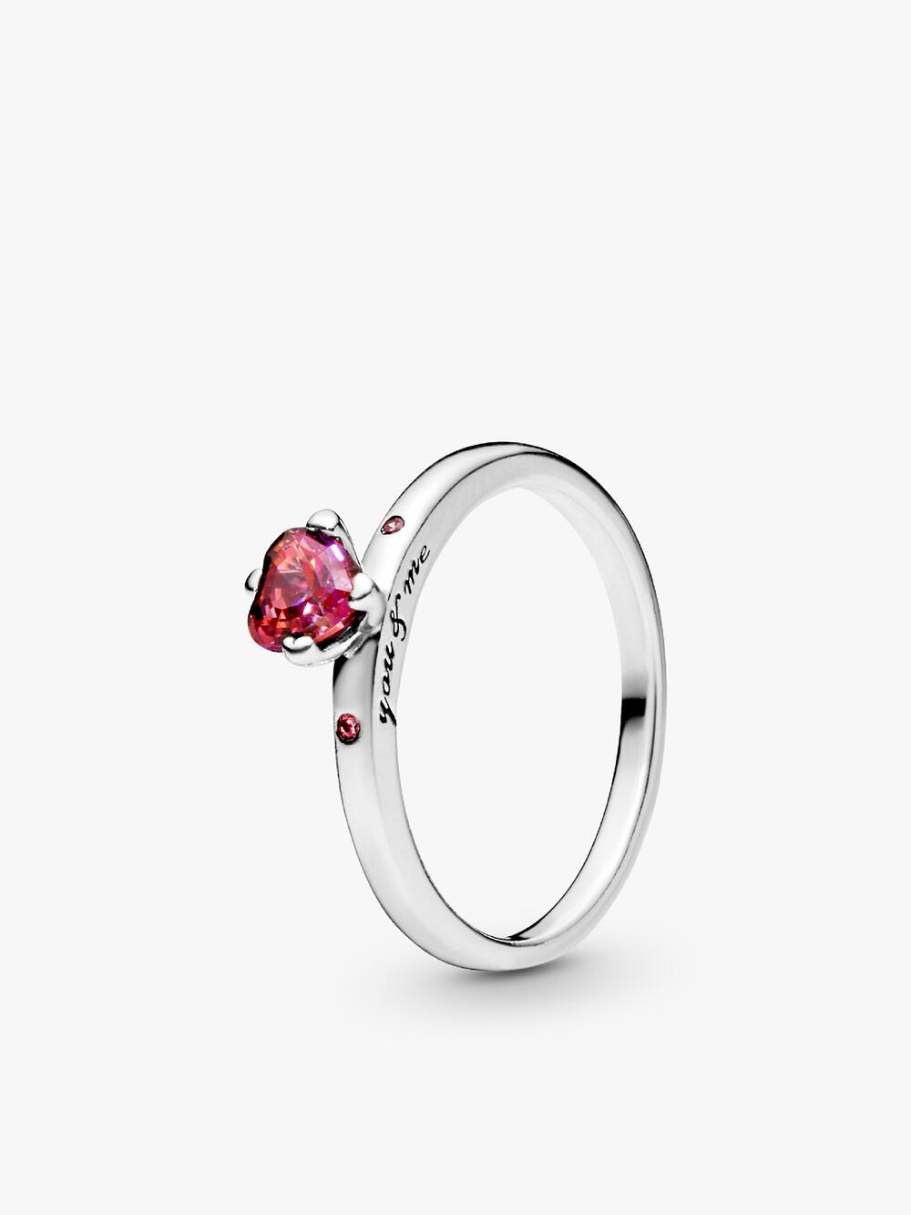 Sparkling Heart Halo Pendant Collier Necklace
