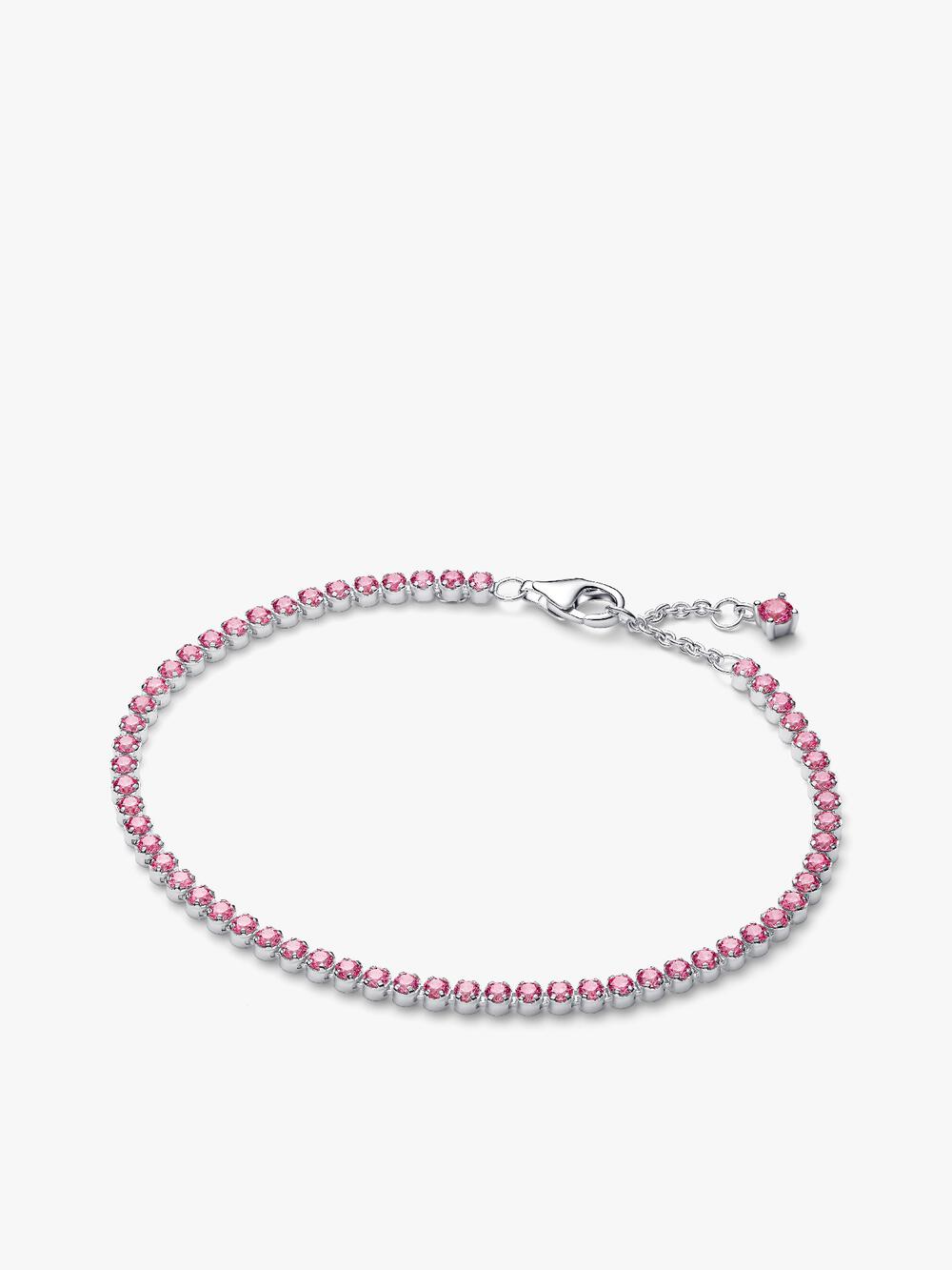 Sparkling Pink Tennis Bracelet