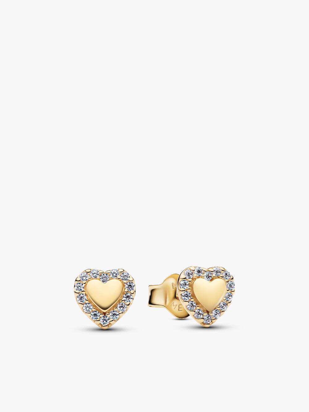 Engravable Heart Halo Collier Necklace