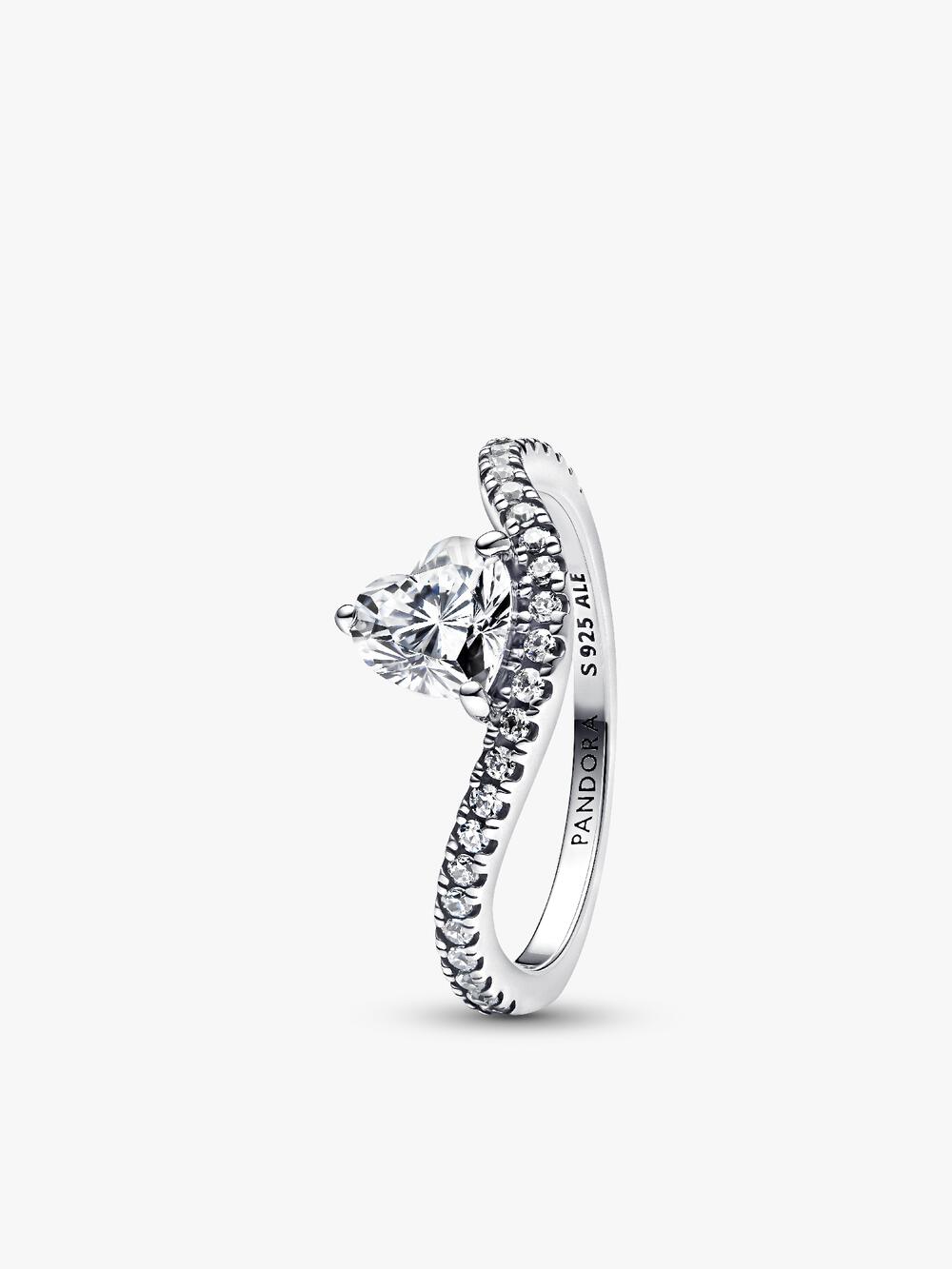Band of Clear Hearts Ring