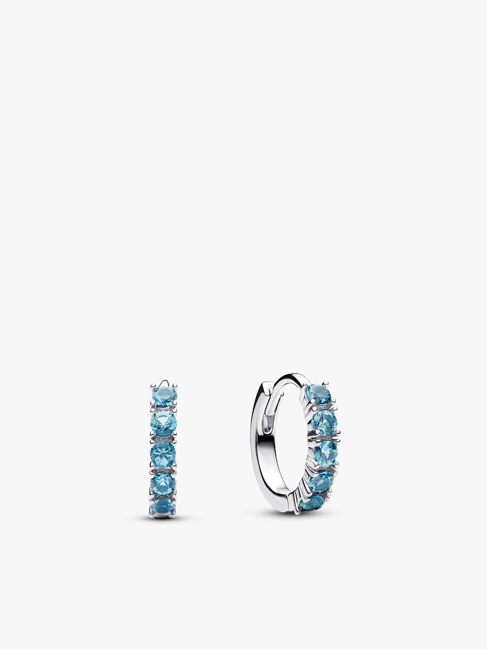 Sparkling Huggie Hoop Earrings